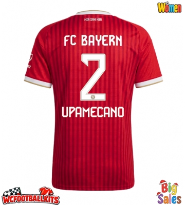 Bayern Munich Dayot Upamecano #2 Replica Home Stadium Shirt for Women 2026-27 Short Sleeve